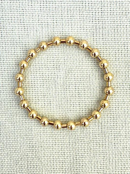 LEXI- MY BRAND NEW 14K Gold-Plated Stretchy Bracelet